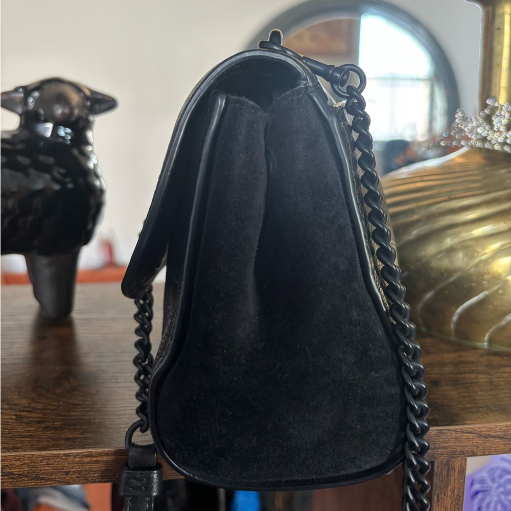 Coach Black Leather Crossbody Bag - Picture 5 of 11